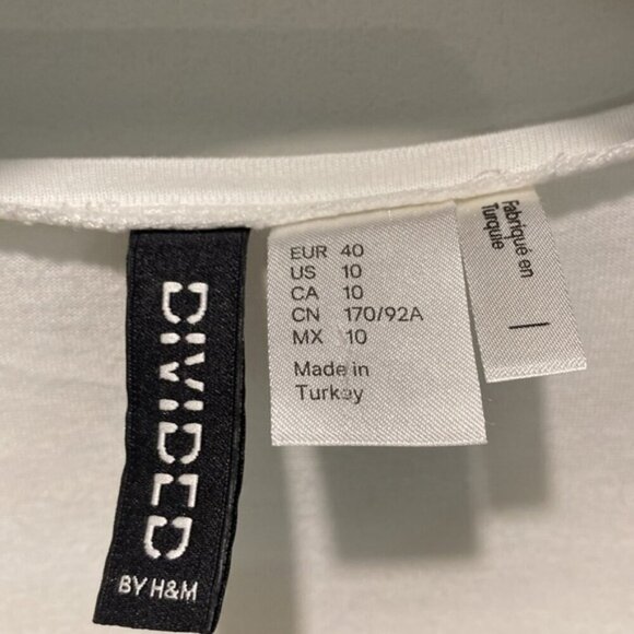 H&M White Tank Top Size 10 - Picture 6 of 9